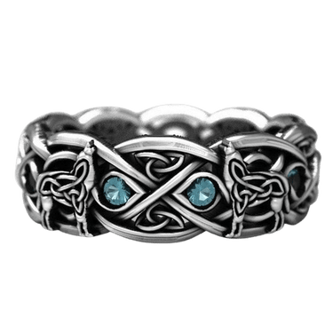 Bague Celtique Loup nordique - Univers Celtique